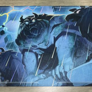 Beast Disney Lorcana playmat with custom foil accenting