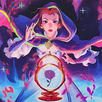 Foil "Disney Lorcana: Belle" Playmat