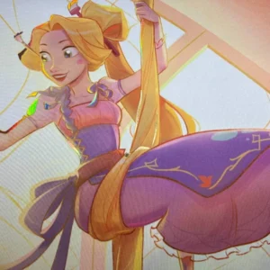 custom-foiled-disney-lorcana-rapunzel-playmat-2
