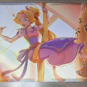 custom-foiled-disney-lorcana-rapunzel-playmat