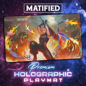 Foil "MTG - Final Fantasy: Cloud, Ex-Soldier" Playmat