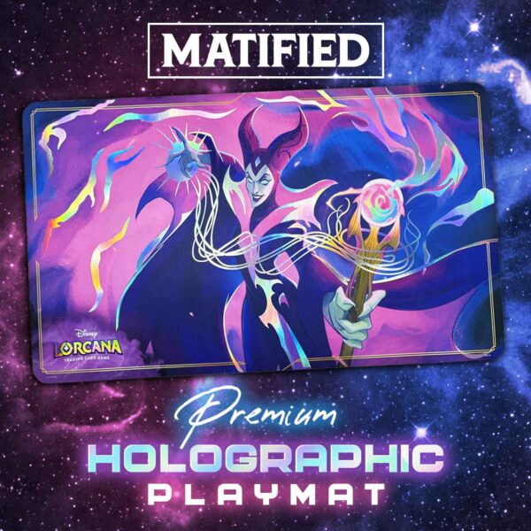 custom-foiled-disney-lorcana-maleficent-playmat-main