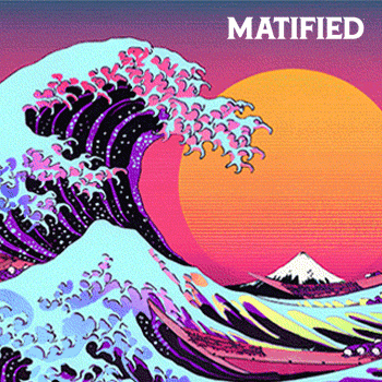 Foil "Retro Great Wave" Playmat