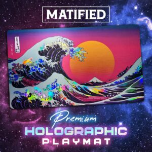 Foil "Retro Great Wave" Playmat