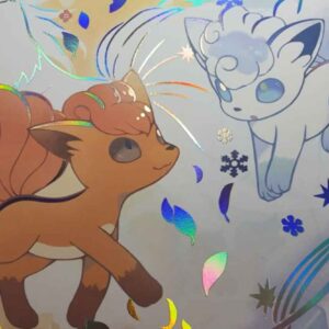 custom-foiled-pokemon-tcg-vulpix-seasons-playmat-video