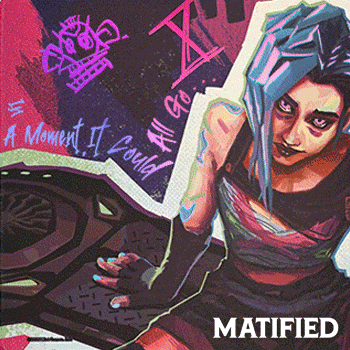 Foil "Riftbound: League Of Legends - Jinx" Playmat