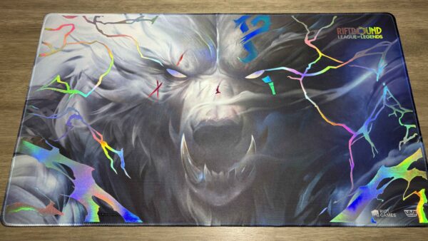 Foil "Riftbound: League Of Legends - Volibear" Playmat - Matified: Premium Custom Playmats Foil "Riftbound: League Of Legends - Volibear" Playmat - Matified: Premium Custom Playmats