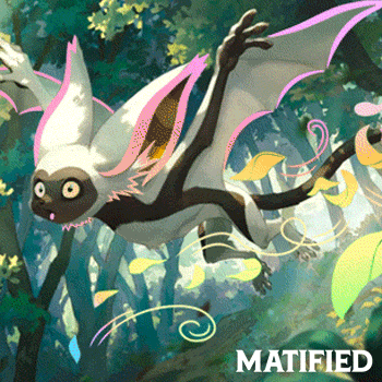 Foil "MTG - Avatar: The Last Airbender - Momo, Friendly Flier" Playmat