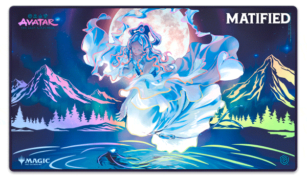 custom-foiled-mtg-avatar-the-last-airbender-yue-moon-spirit-playmat