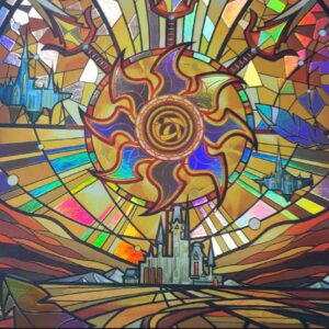 custom-foiled-mtg-dominaria-united-stained-glass-land-playmat-video