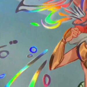 custom-foiled-disney-lorcana-ariel-sonic-warrior-playmat-video