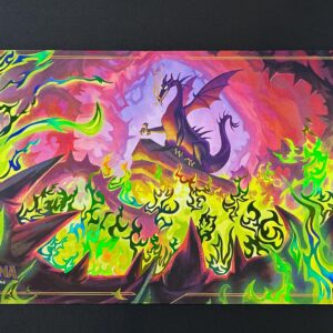 custom-foiled-disney-lorcana-dragon-fire-playmat