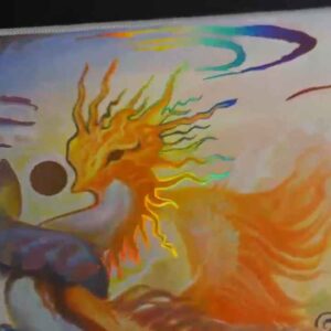 custom-foiled-mtg-lorwyn-eclipsed-celestial-reunion-playmat-video