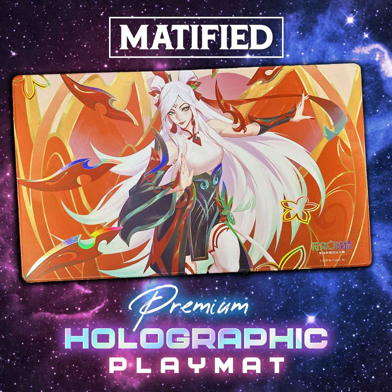 Foil “Riftbound: League Of Legends – Lunar New Year Irelia” Playmat (Chinese)