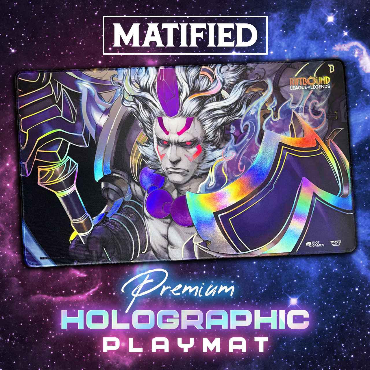 Foil “Riftbound: League Of Legends – Spiritforged – Darius Executioner” Playmat