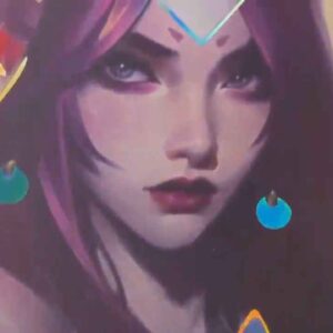 custom-foiled-riftbound-league-of-legends-spiritforged-irelia-fervent-playmat-video