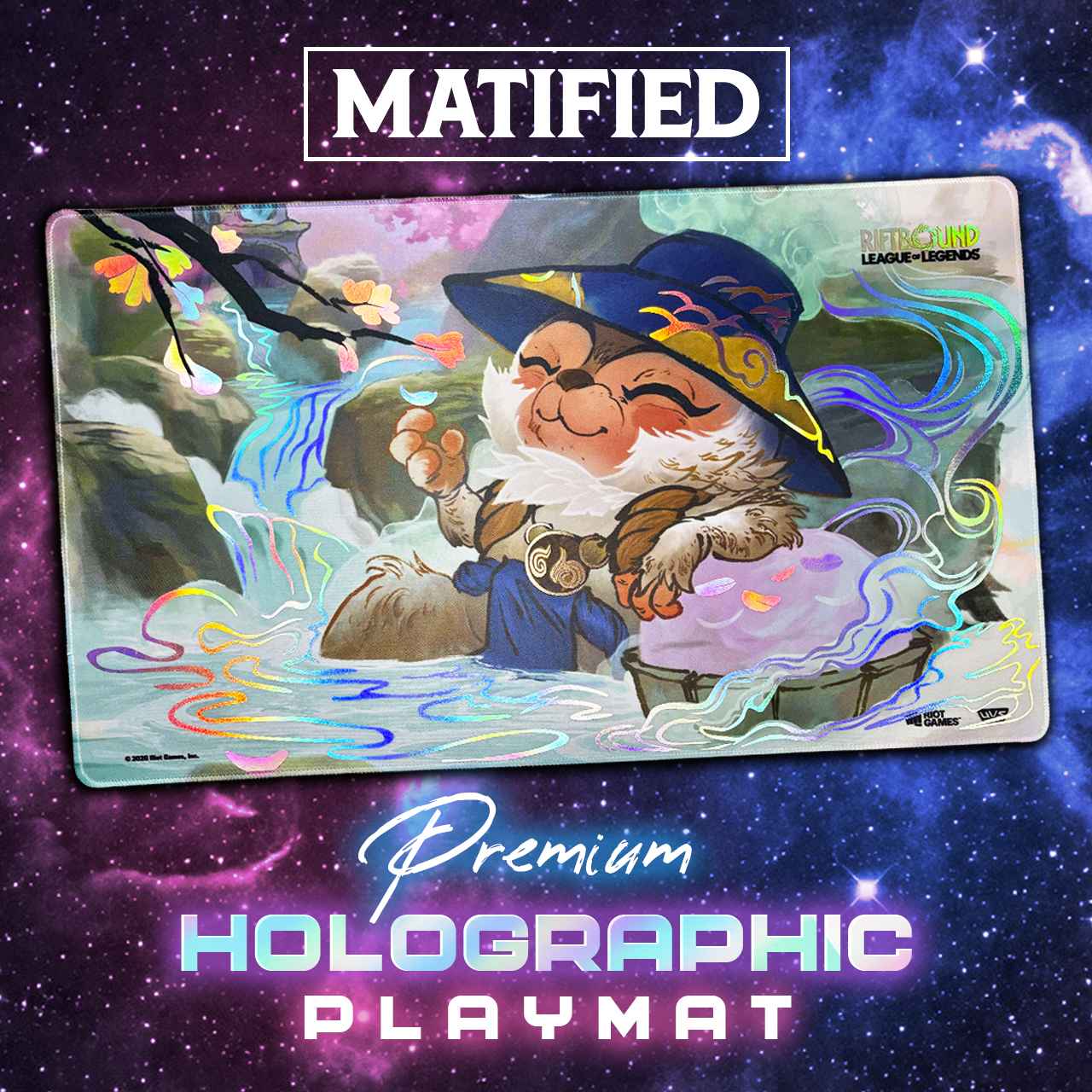 Foil "Riftbound: League Of Legends - Spiritforged - Teemo Strategist"  Playmat - Matified: Premium Custom Playmats