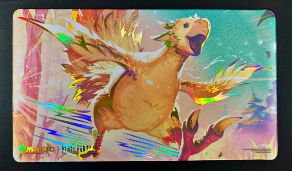 Foil "MTG  Final Fantasy: Golden Traveling Chocobo" Playmat - Matified:  Premium Custom Playmats
