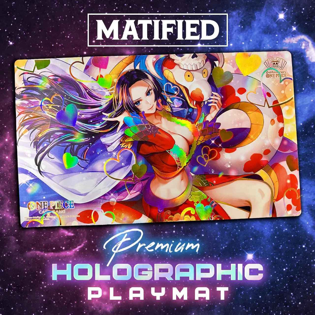 Foil “One Piece TCG: Boa Hancock 2nd Anniversary” Playmat