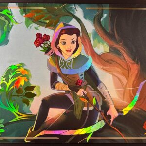 custom-foiled-disney-lorcana-belle-hidden-archer-playmat-1