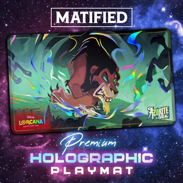 custom-foiled-disney-lorcana-scar-heartless-hunter-playmat-main