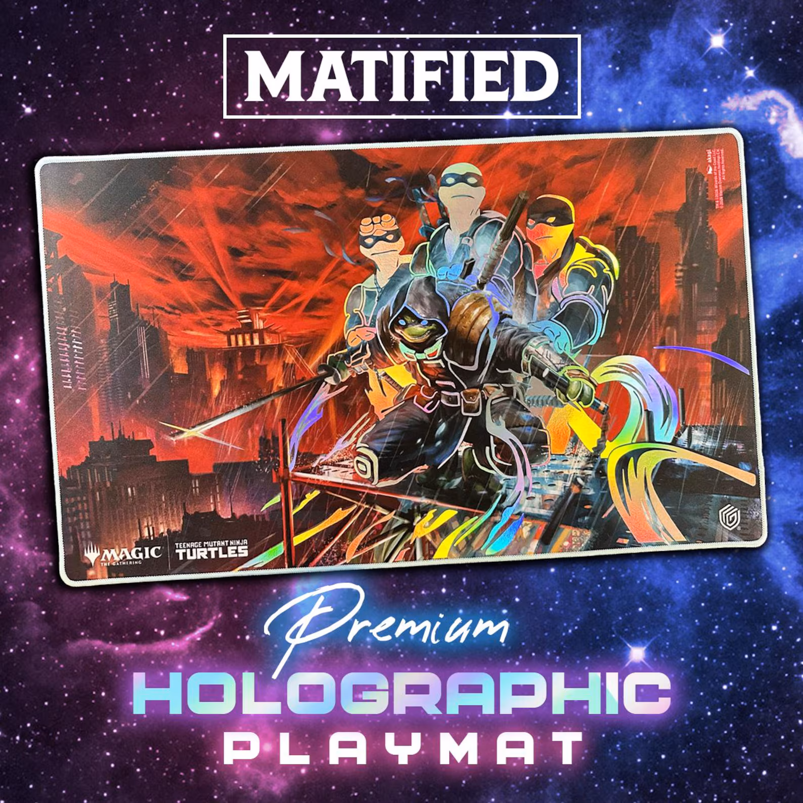 Foil "MTG – Teenage Mutant Ninja Turtles: Last Ronin" Playmat