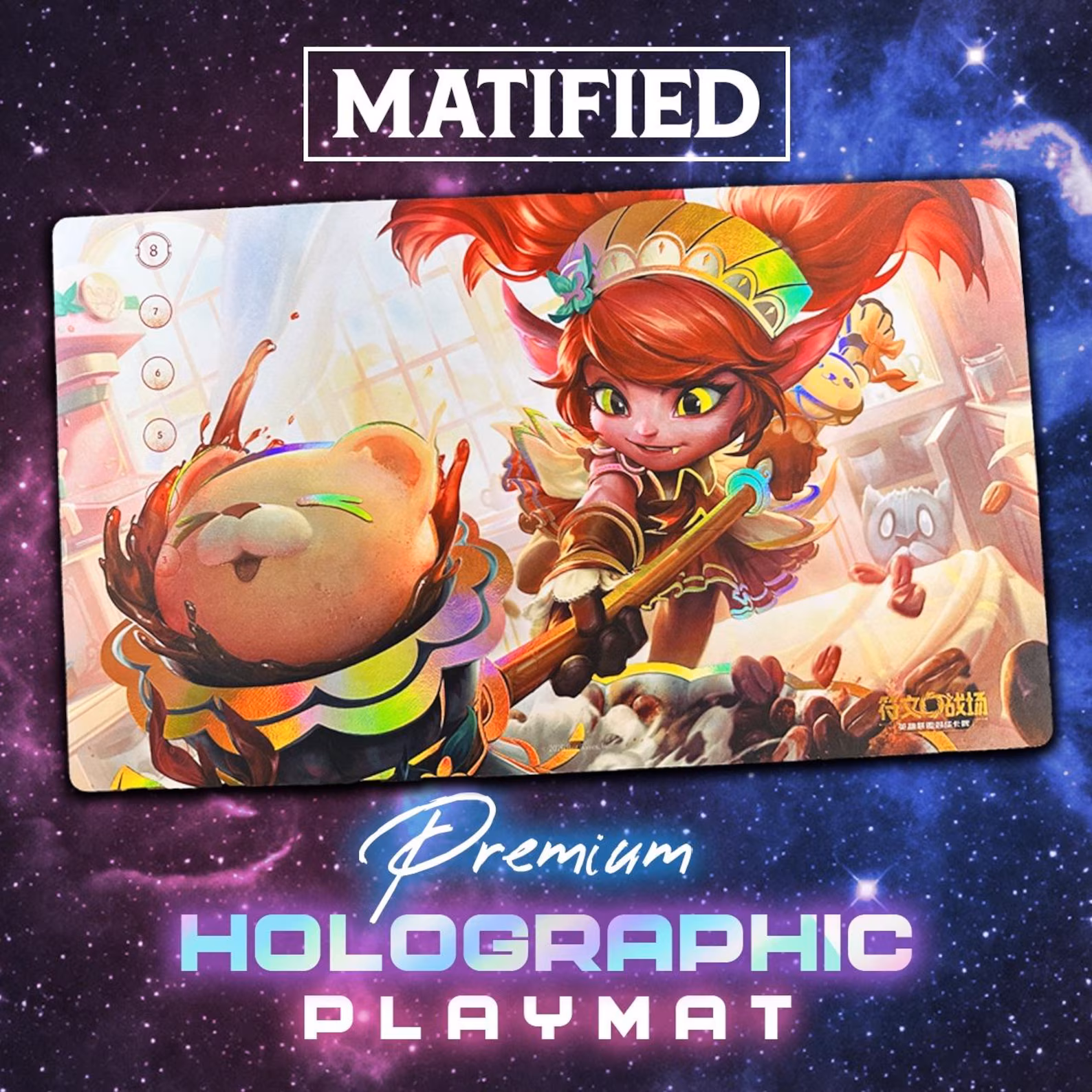 Foil "Riftbound: League Of Legends - Poppy" Playmat (Chinese)