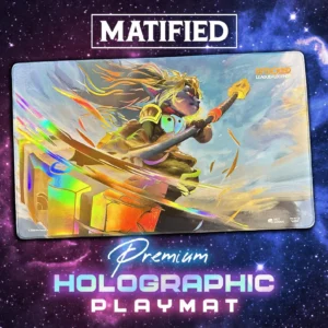 Foil "Riftbound: League Of Legends - Unleashed - Poppy Keeper of the Hammer" Playmat