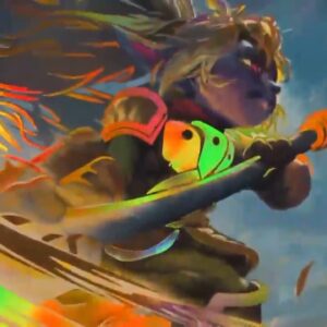 custom-foiled-riftbound-league-of-legends-unleashed-poppy-keeper-of-the-hammer-playmat-video