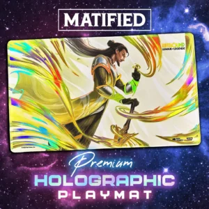 Foil "Riftbound: League Of Legends - Unleashed - Master Yi Wuju Master" Playmat