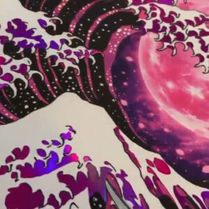 custom-print-foiled-cherry-blossoms-great-wave-playmat-video