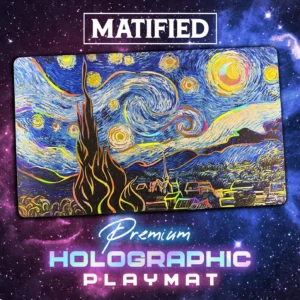 Foil "Starry Night" Playmat
