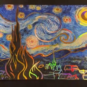 custom-print-foiled-starry-night-playmat-video